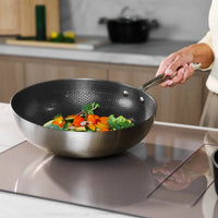 Cook & Pan - Poêle Wok Miel 30 cm