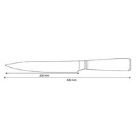 Shinrai Knives - Micarta Jewels Damascus Carving Knife 20 cm