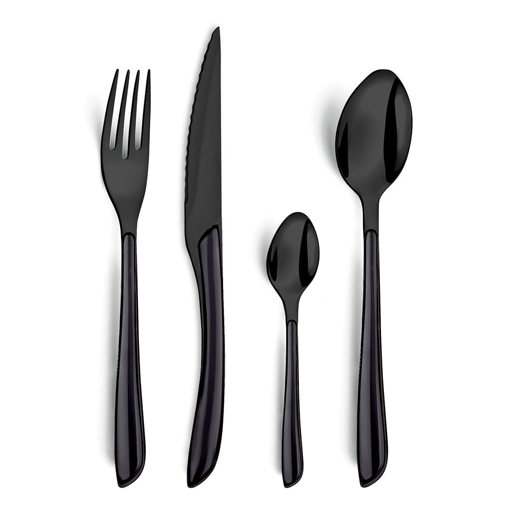 Amefa - Lumino 16-delige Bestekset - Zwart Bestekset Amefa