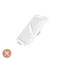 Mandoline japonaise Benriner 9,5 cm à 3 lames