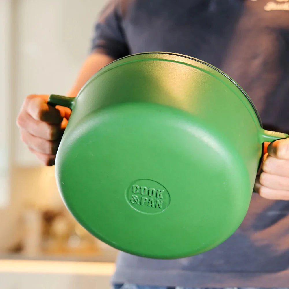 Cook & Pan - Go Green Gietijzeren Braadpan 28 cm - 6.5 liter Braadpan Cook & Pan