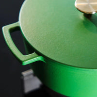 Cook & Pan - Cocotte en fonte écologique 28 cm - 6,5 litres