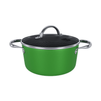Cook & Pan - Honey Go Green Kookpot 22 cm met glazen deksel Cook & Pan