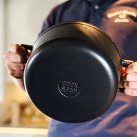 Cook & Pan - Signature Gietijzeren Braadpan 24 cm - 4 liter Braadpan Cook & Pan