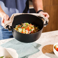 Cook & Pan - Signature Gietijzeren Braadpan 24 cm - 4 liter Braadpan Cook & Pan