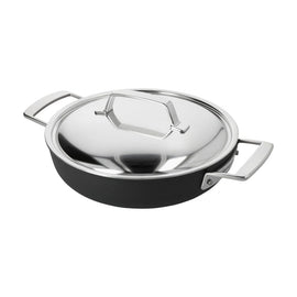 Demeyere - Alu Pro 5 Ceraforce Low saucepan with lid 24 cm Demeyere - Alu Pro 5 Ceraforce Lage kookpan met deksel 24 cm Demeyere
