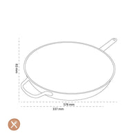 Demeyere - Apollo 7 Wok 32 cm + gratis glasdeksel Wokpan Demeyere