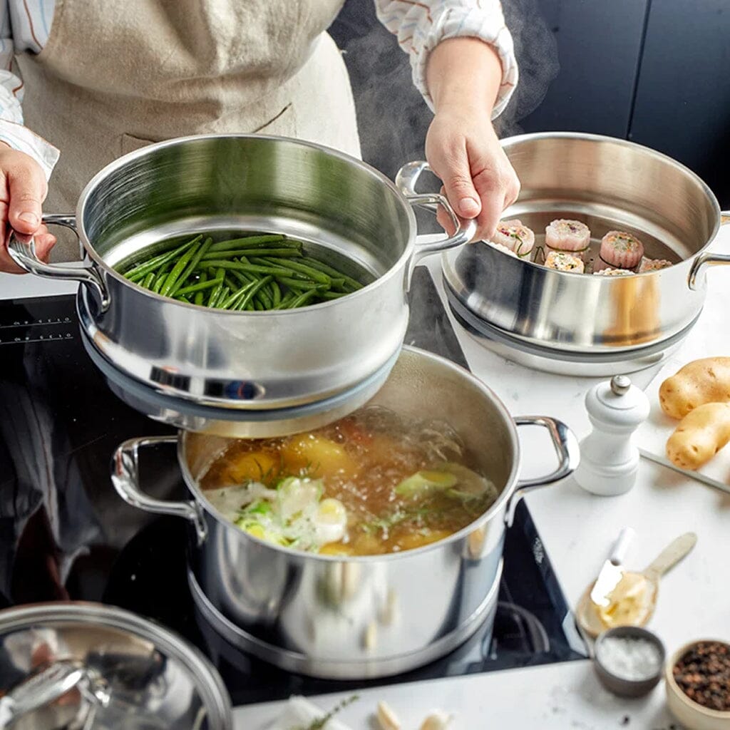 Demeyere - Atlantis 7 Kookpan met deksel 24 cm Demeyere