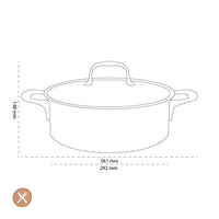 Demeyere - Atlantis 7 Lage sauteuse met deksel 28 cm Hapjespan Demeyere