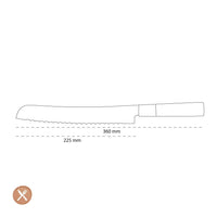 Kai Shun - Magoroku Pakka Broodmes 8,75'' (22,5 cm) Kai Shun