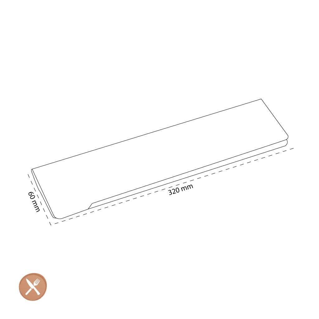 Kai Shun - Messenbeschermer maat L (32 x 6 cm) Kai Shun