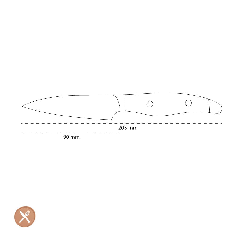 Kai Shun - Nagare Black Schilmes (9,0 cm) Kai Shun