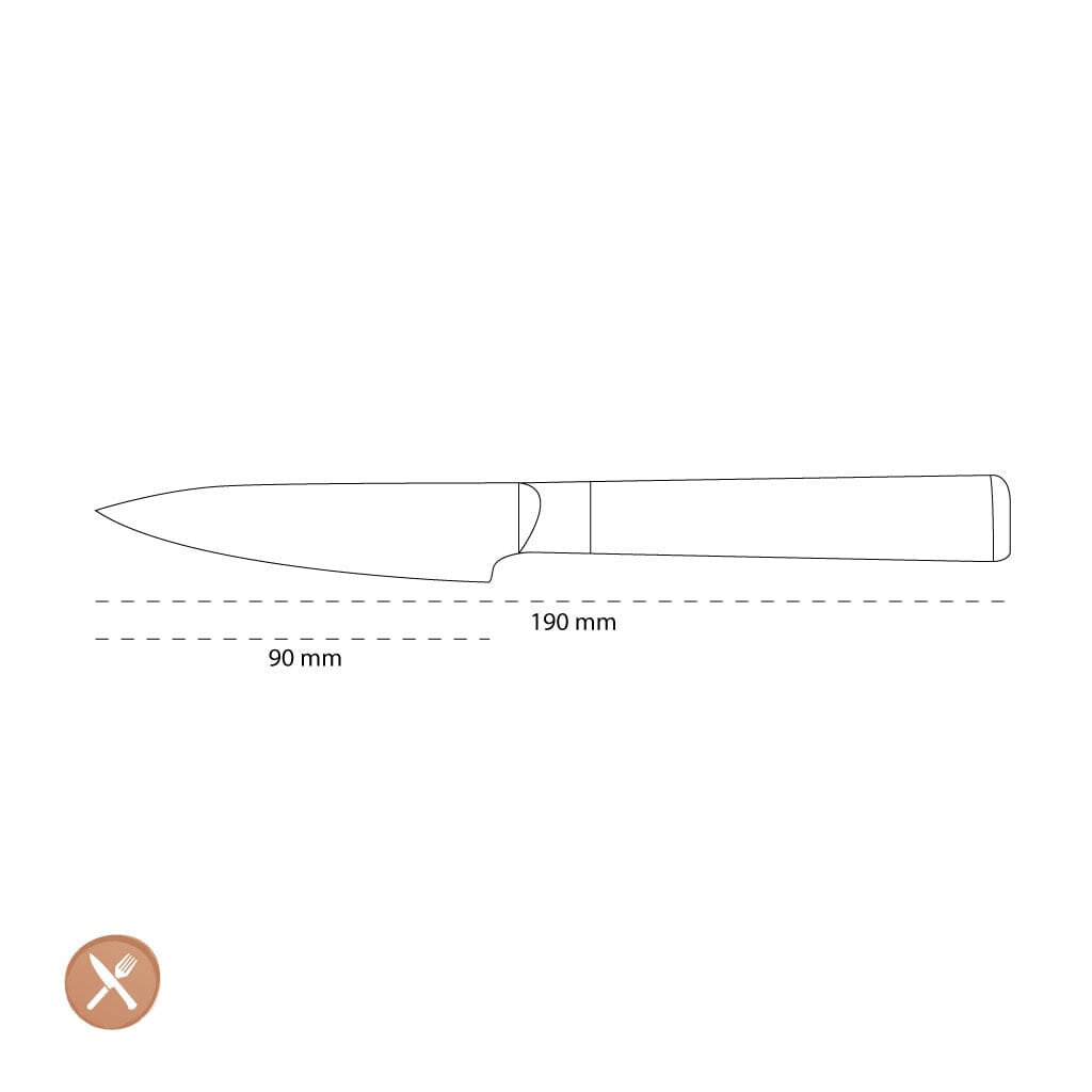 Kai Shun - Wit Schilmes 3,5'' (9,0 cm) Kai Shun