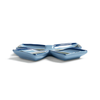 &Klevering - Bord Strik - Blauw &Klevering