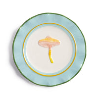 &Klevering - Assiettes Champignons Magiques - Lot de 4 Assiettes &Klevering