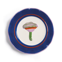 &Klevering - Assiettes Champignons Magiques - Lot de 4 Assiettes &Klevering
