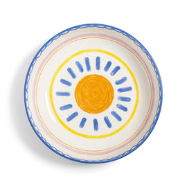 &Klevering - Salad bowl boavista blue &Klevering - Saladeschaal boavista blauw Schalen &Klevering