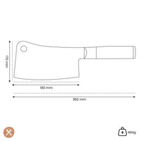 Kuro - Japanse Hakmes 18 cm Hakmes Satake