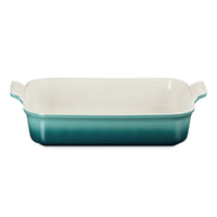 Le Creuset - Heritage Ovenschaal rechthoekig Blue Riviera 32 x 24 cm Ovenschaal Le Creuset