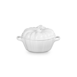 Le Creuset - Mini Roasting/Stew Pan Pumpkin White 0.35 L Le Creuset - Mini-braad/Stoofpan Pompoen Wit 0,35 L Le Creuset