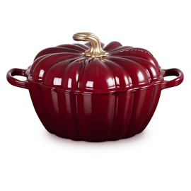 Le Creuset Signature Pumpkin Roasting Pan Garnet 24 cm Le Creuset - Signature Pompoen Braadpan Garnet 24 cm Braadpan Le Creuset