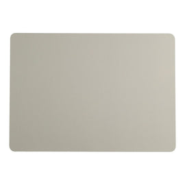 Leonardo - Set de Table Cuir 33x46cm - Gris Clair Bezig met laden...