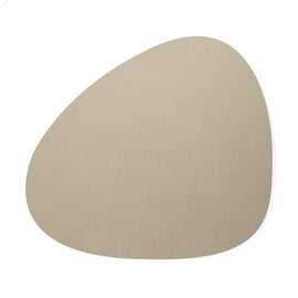 Lind DNA - Tablemat Curve L Nupo Oyster White Lind DNA - Placemat Curve L Nupo Oester Wit Placemat Lind DNA