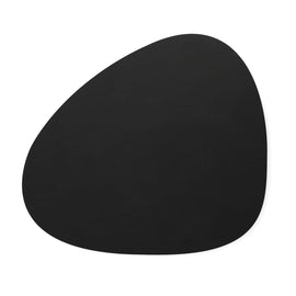 Lind DNA - Tablemat Curve L Nupo Black Lind DNA - Placemat Curve L Nupo Zwart Placemat Lind DNA