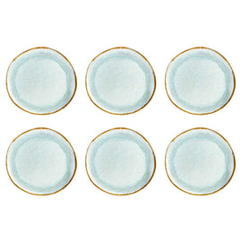 Medard de Noblat - Shadow Aqua - Dinner plate 28 cm (set of 6) Medard de Noblat - Shadow Aqua - Dinnerbord 28 cm (set van 6) Dinerborden Medard de Noblat