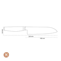 Miyabi - 6000MCT Santoku 180 mm Miyabi