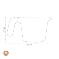 OXO - Maatbeker met deksel glas, 1 liter Maatbeker OXO