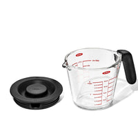 OXO Maatkan met deksel glas, 500 ml OXO