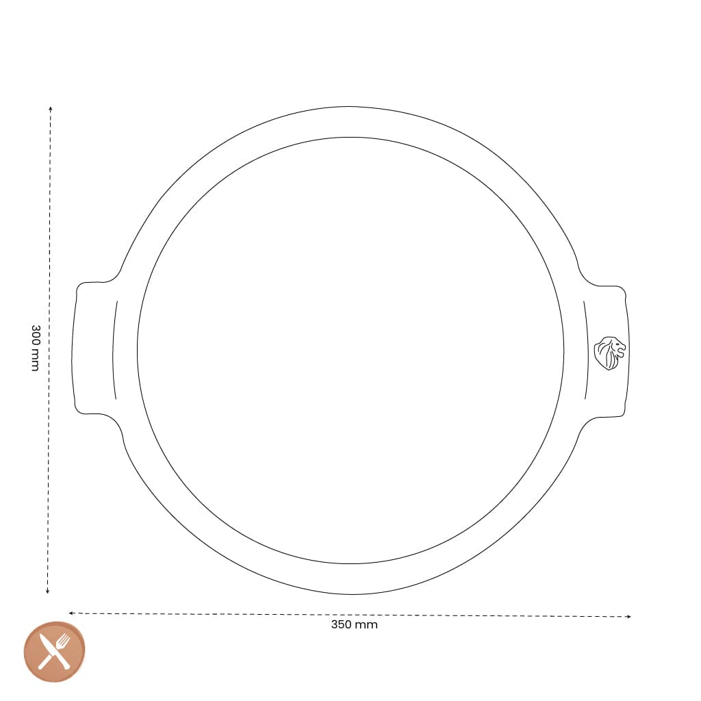 Peugeot - Appolia Taartvorm 30 cm Leisteen Ovenschaal Peugeot