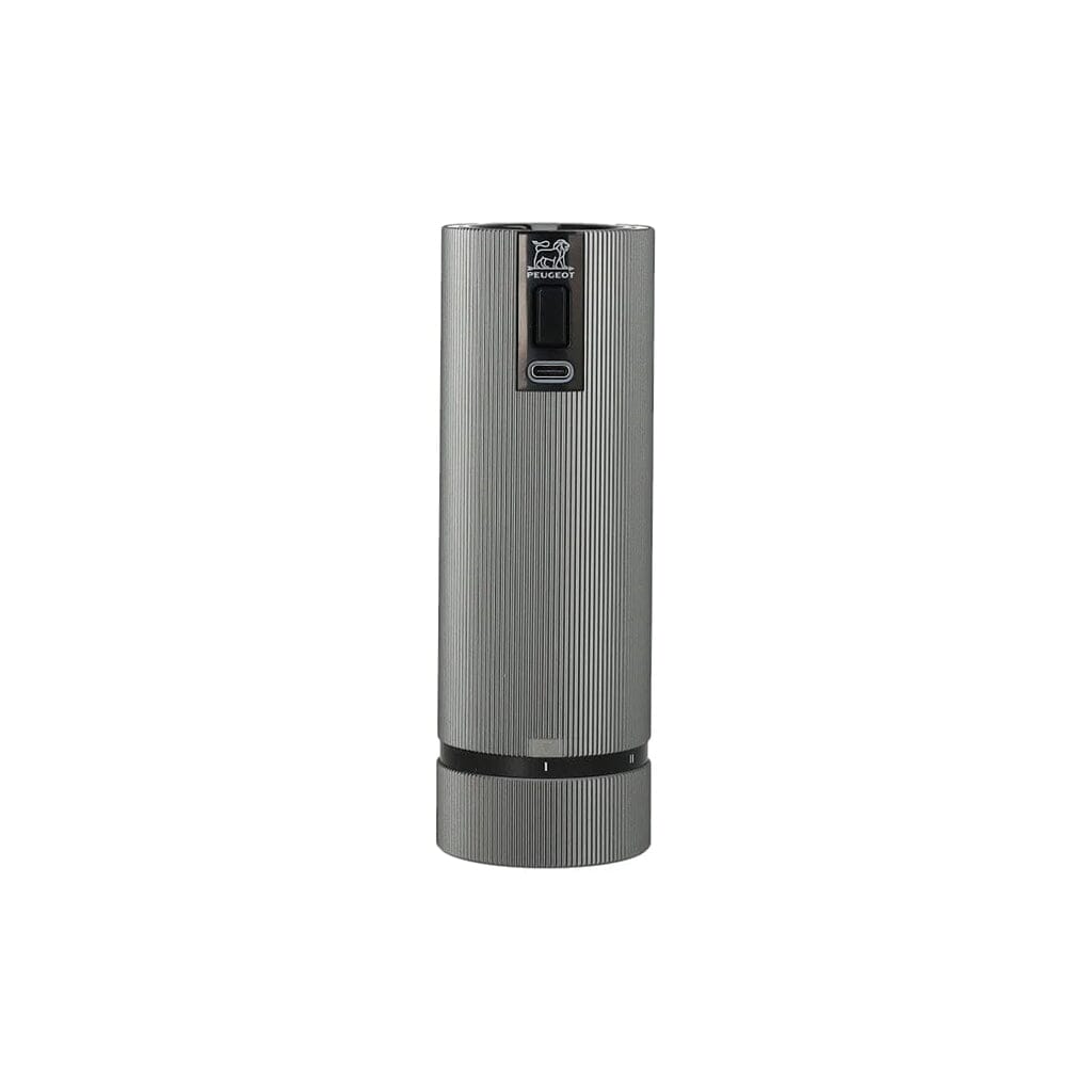 Peugeot - Line Elektrische Pepermolen Aluminium Carbon 15 cm Pepermolen Peugeot