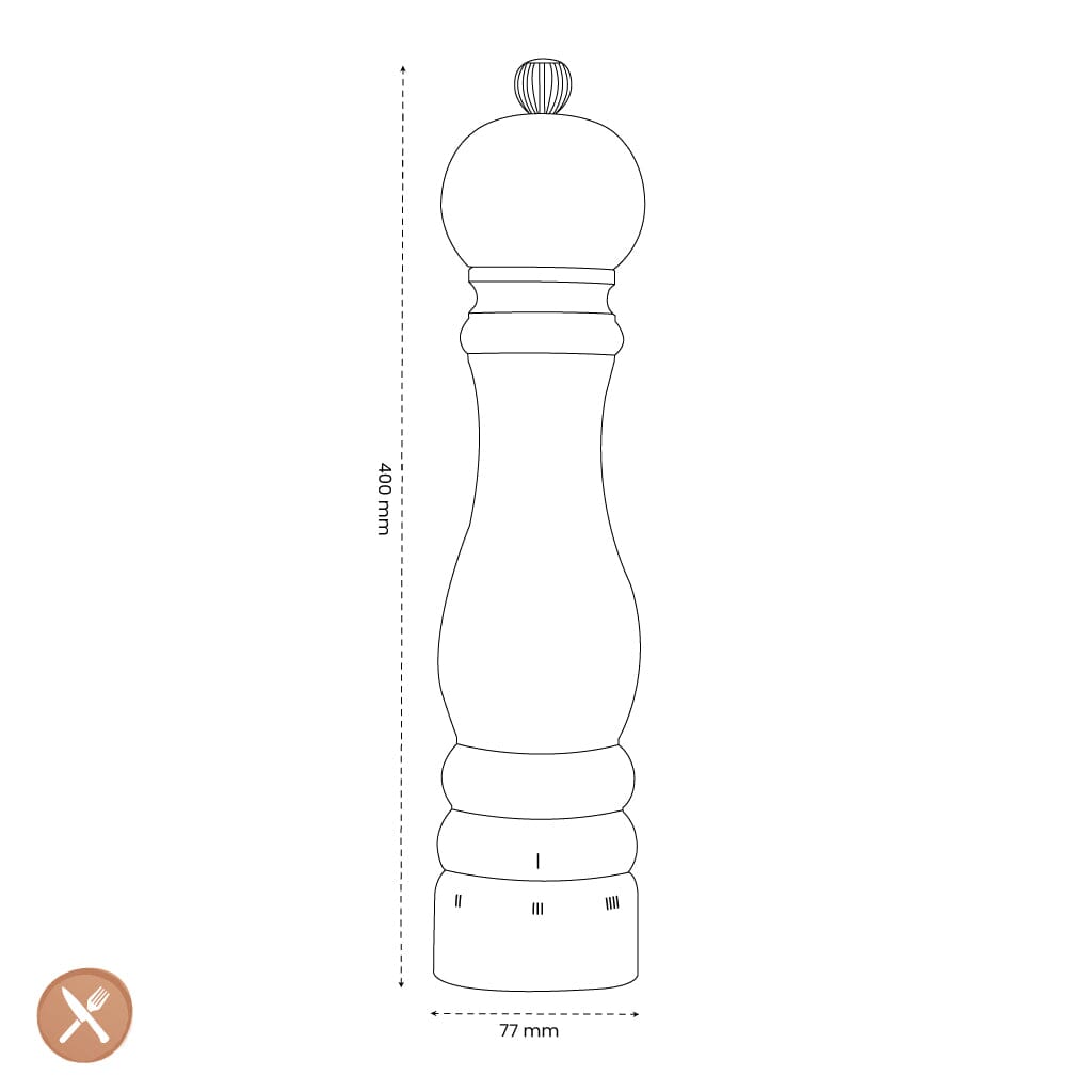 Peugeot - Paris u'select hout chocolade pepermolen 40 cm Peugeot