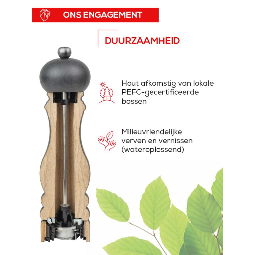 Peugeot - Paris u'Select Pepermolen Beukenhout Chocolade 30 cm Peugeot