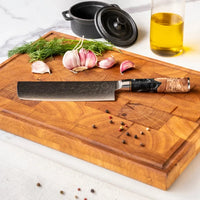 Shinrai Knives - Epoxy Onyx 6-delige Messenset + Messenblok Rotate Messenset met blok Shinrai Knives