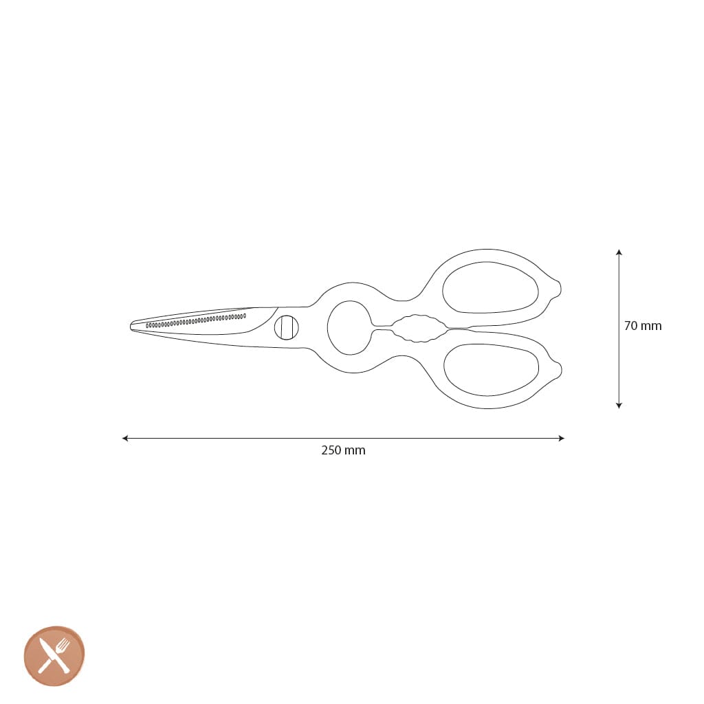 Shinrai Knives - Keukenschaar met deelbare bladen Precise Keukenschaar Shinrai Knives