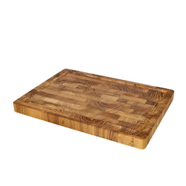 Shinrai Knives - Luxury Cutting Board Teak wood - End grain - 35 × 25 × 2.5 cm Shinrai Knives - Luxe Snijplank Teak hout - Kopshout - 35 × 25 × 2.5 cm Houten snijplank Shinrai Knives