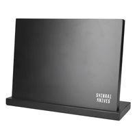 Bloc magnétique à couteaux Shinrai Knives - Bloc à couteaux magnétique simple face - Noir