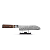 Shinrai Knives - Micarta Jewels 7-delige Messenset + Messenblok Cito dubbelzijdig Messenset met blok Shinrai Knives