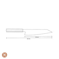 Couteaux Shinrai - Octogone type 1 Damas Kiritsuke 23 cm - Couteau Kiritsuke Édition Spéciale Shinrai Knives