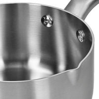 Skottsberg - Stainless Steel Steelpan 16 cm met deksel Steelpan Skottsberg