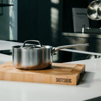 Skottsberg - Stainless Steel Steelpan 18 cm met deksel Steelpan Skottsberg