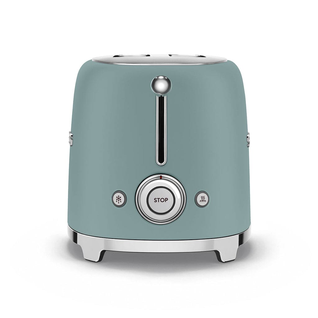 Smeg - Broodroosters | Emerald Green | Jaren 50 | Toaster 2x2 Broodrooster Smeg