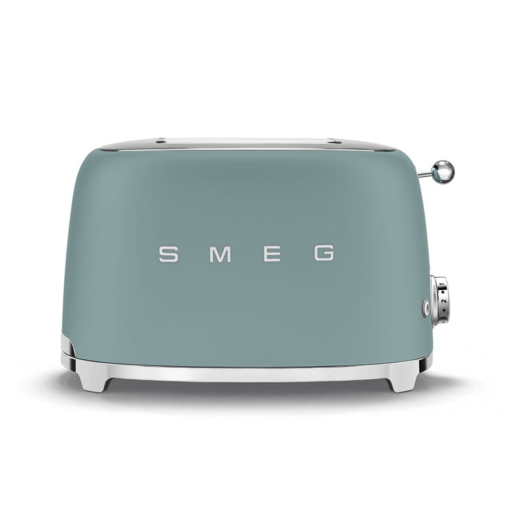 Smeg - Broodroosters | Emerald Green | Jaren 50 | Toaster 2x2 Broodrooster Smeg