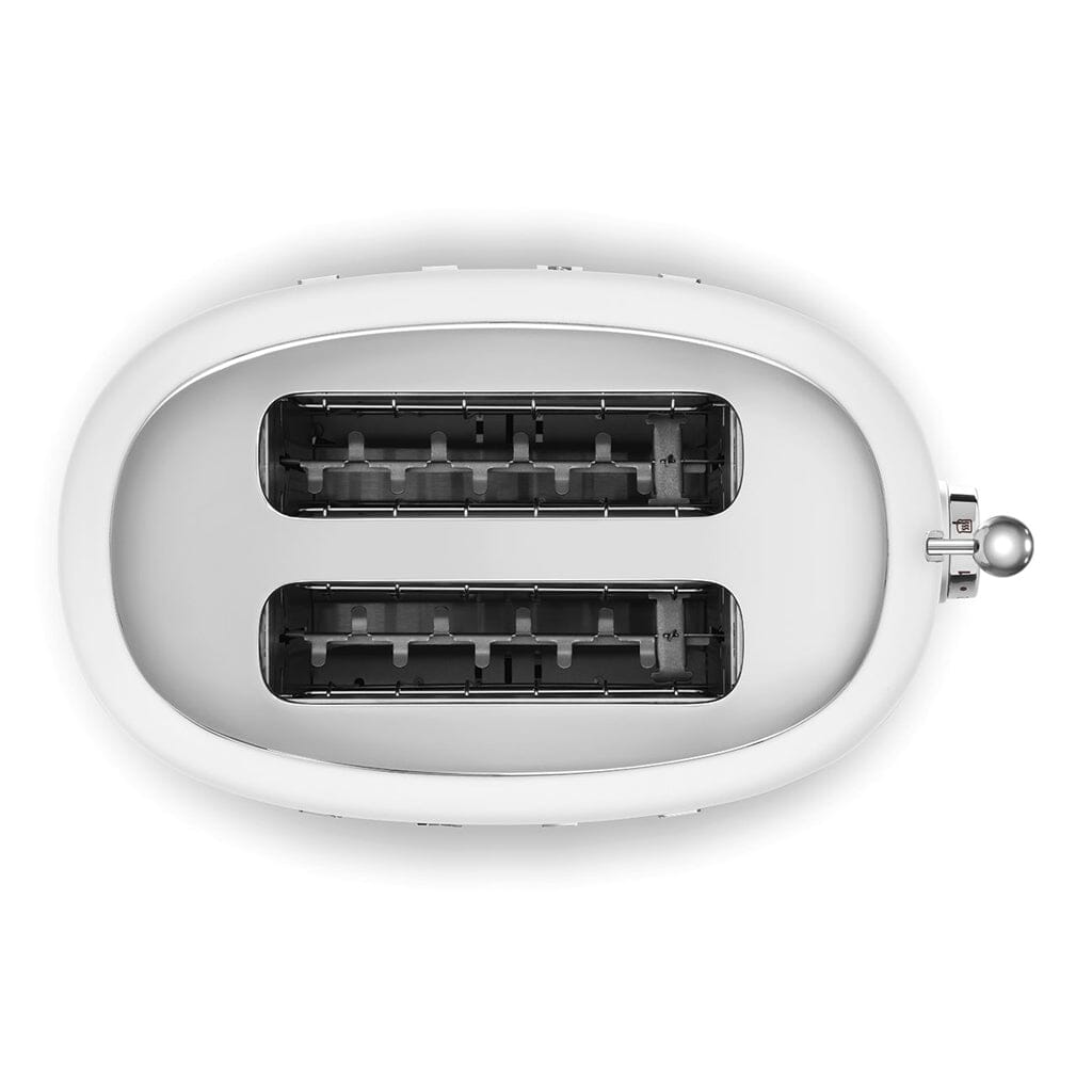 Smeg - Broodroosters | Mat Wit | Jaren 50 | Toaster 2x2 Broodrooster Smeg