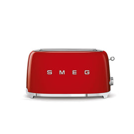 Smeg - Toasters | Red | 50s | Toaster 2x4 Smeg - Broodroosters | Rood | Jaren 50 | Toaster 2x4 Broodrooster Smeg
