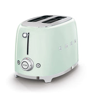 Smeg - Broodroosters | Watergroen | Jaren 50 | Toaster 2x2 Broodrooster Smeg