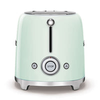 Smeg - Broodroosters | Watergroen | Jaren 50 | Toaster 2x2 Broodrooster Smeg